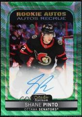 Shane Pinto [Emerald Surge] #R-SP Hockey Cards 2021 O-Pee-Chee Rookie Autographs Prices