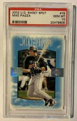 Mike Piazza Baseball Cards 2002 Upper Deck Sweet Spot Prices