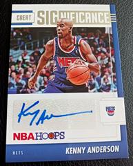 Kenny Anderson #GS-KAN Basketball Cards 2021 Panini Hoops Great SIGnificance Prices