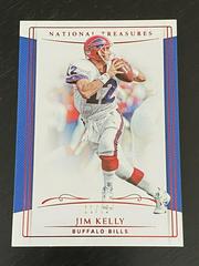 Jim Kelly [Red Jersey Number] Football Cards 2018 National Treasures Prices