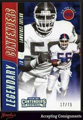 Lawrence Taylor [Silver] Football Cards 2018 Panini Contenders Legendary Prices