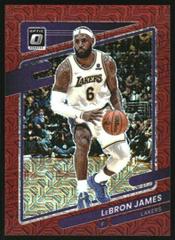 LeBron James [Choice Red] #41 Basketball Cards 2021 Panini Donruss Optic Prices