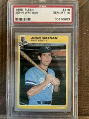 John Wathan #216 Baseball Cards 1985 Fleer Prices