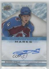 Bowen Byram #MM-BY Hockey Cards 2021 Upper Deck Ovation UD Glass Magnifying Marks Autographs Prices