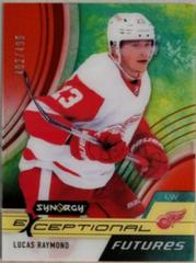 Lucas Raymond [Red] Hockey Cards 2021 Upper Deck Synergy Exceptional Futures Prices