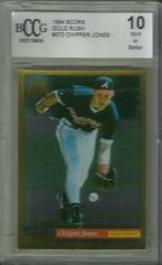 Chipper Jones [Gold Rush] #572 Baseball Cards 1994 Score Prices