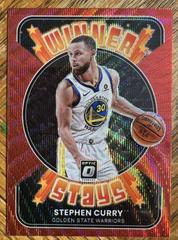 Stephen Curry [Red Wave] Basketball Cards 2021 Panini Donruss Optic Winner Stays Prices