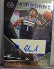 Anthony Edwards #AIR-AED Basketball Cards 2020 Panini Chronicles Airborne Signatures Prices