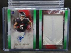 Drake London [Gloves] #BPA-DLO Football Cards 2022 Panini Origins Rookie Booklet Patch Auto Prices