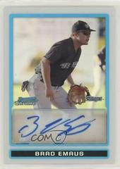 Brad Emaus [Refractor Autograph] Baseball Cards 2009 Bowman Chrome Prospects Prices