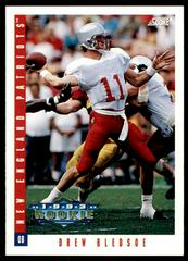 Drew Bledsoe #308 Football Cards 1993 Panini Score Prices