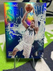 Luka Doncic [Blue] Basketball Cards 2021 Panini Donruss Optic Splash Prices