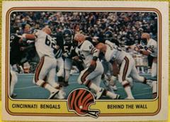 Cincinnati Bengals [Behind the Wall] #9 Football Cards 1981 Fleer Team Action Prices