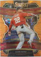 Juan Soto [Orange Pulsar] #35 Baseball Cards 2020 Panini Select Prices