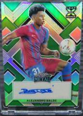 Alejandro Balde [Prismatic Green] #BA-AB1 Soccer Cards 2022 Leaf Metal Autographs Prices