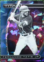 Fernando Tatis Jr. [Blue Ice] #12 Baseball Cards 2021 Panini Chronicles Titan Prices