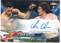 Olivier Aubin Mercier [Blue Wave] Ufc Cards 2018 Topps UFC Chrome Autographs Prices