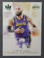 LeBron James [Jade] #25 Basketball Cards 2022 Panini Court Kings Double Exposure Prices
