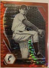 Sandy Koufax [Red Pulsar Prizm] #201 Baseball Cards 2021 Panini Prizm Draft Picks Prices