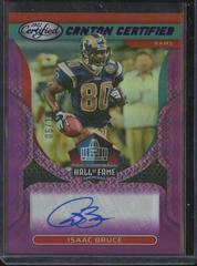 Isaac Bruce [Purple Etch] #CCS-IB Football Cards 2022 Panini Certified Canton Signatures Prices