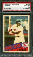 Jim Rice #150 Baseball Cards 1985 Topps Tiffany Prices