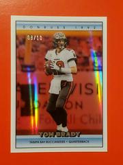 Tom Brady [Holo Gold] Football Cards 2022 Panini Clearly Donruss Prices