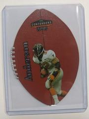 Jamal Anderson [Registered Exchange] #5 Football Cards 1998 Playoff Contenders Leather Prices