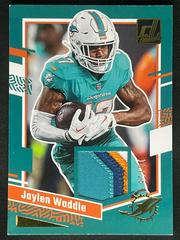 Jaylen Waddle [Prime] #DTH-JH Football Cards 2023 Panini Donruss Threads Prices