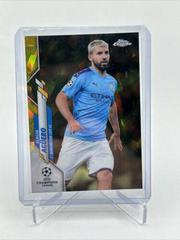 Sergio Aguero [Yellow] Soccer Cards 2019 Topps Chrome UEFA Champions League Sapphire Prices