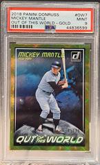 Mickey Mantle [Gold] #OW7 Baseball Cards 2018 Panini Donruss Out of This World Prices