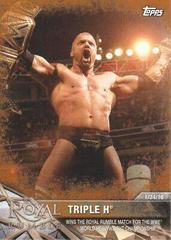 Triple H [Bronze] Wrestling Cards 2017 Topps WWE Road To Wrestlemania Prices