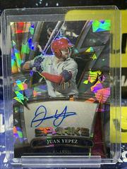 Juan Yepez [Cracked Ice] #SS-JY Baseball Cards 2022 Panini Select Sparks Signatures Prices