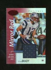 Tom Brady [Mirror Red Jersey] Football Cards 2002 Leaf Certified Prices