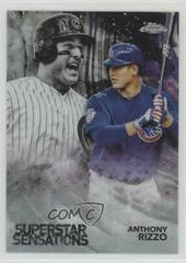 Anthony Rizzo #SS-9 Baseball Cards 2018 Topps Chrome Superstar Sensations Prices