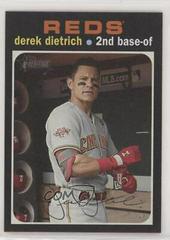Derek Dietrich [Flip Stock] #6 Baseball Cards 2020 Topps Heritage Prices