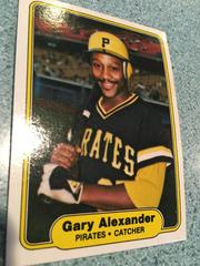 Gary Alexander #475 Baseball Cards 1982 Fleer Prices