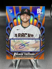 Slade Cecconi [Orange Foil] #OAA-SC Baseball Cards 2024 Topps Big League Baseball Opening Act Autograph Prices