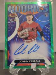 Corbin Carroll [Green] #FA-CC Baseball Cards 2023 Topps Finest Autographs Prices