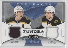 Charlie McAvoy, Jake DeBrusk #T2-BOS Hockey Cards 2022 Upper Deck Artifacts Tundra Teammates Duos Prices