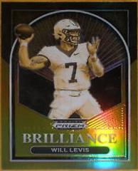 Will Levis [Gold] #BR-18 Football Cards 2023 Panini Prizm Draft Picks Brilliance Prices