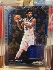 Joel Embiid Basketball Cards 2020 Panini Prizm Sensational Swatches Prices