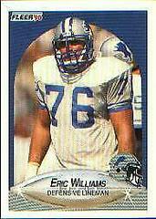 Eric Williams Football Cards 1990 Fleer Prices
