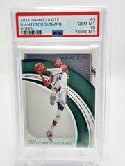 Giannis Antetokounmpo [Green] #4 Basketball Cards 2021 Panini Immaculate Collection Prices