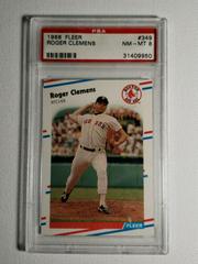 Roger Clemens #349 Baseball Cards 1988 Fleer Prices