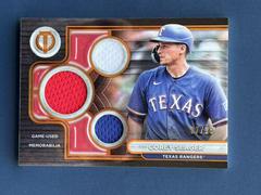Corey Seager [Orange] #TTR-CS Baseball Cards 2024 Topps Tribute Triple Relic Prices