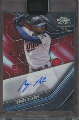 Byron Buxton [Red] Baseball Cards 2023 Topps Chrome Black Autographs Prices