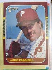 153 Lance Parrish - Philadelphia Phillies - 1987 Donruss Opening Day –  Isolated Cards