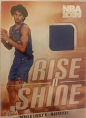 Dereck Lively II #RS-DLI Basketball Cards 2023 Panini Hoops Rise N Shine Memorabilia Prices