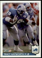 Tracy Hayworth Football Cards 1992 Fleer Prices