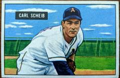 Carl Scheib #83 Baseball Cards 1951 Bowman Prices